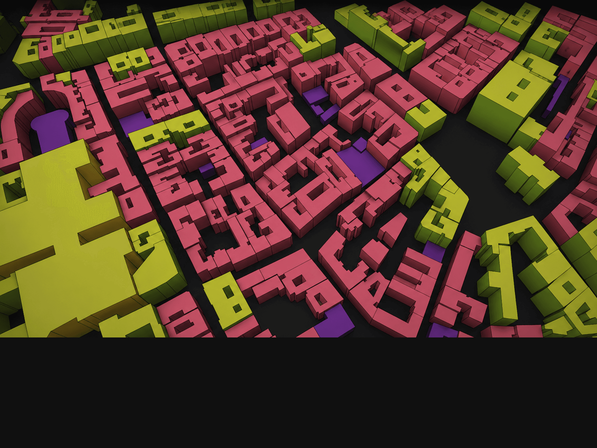 Urban typology clustering visualisation