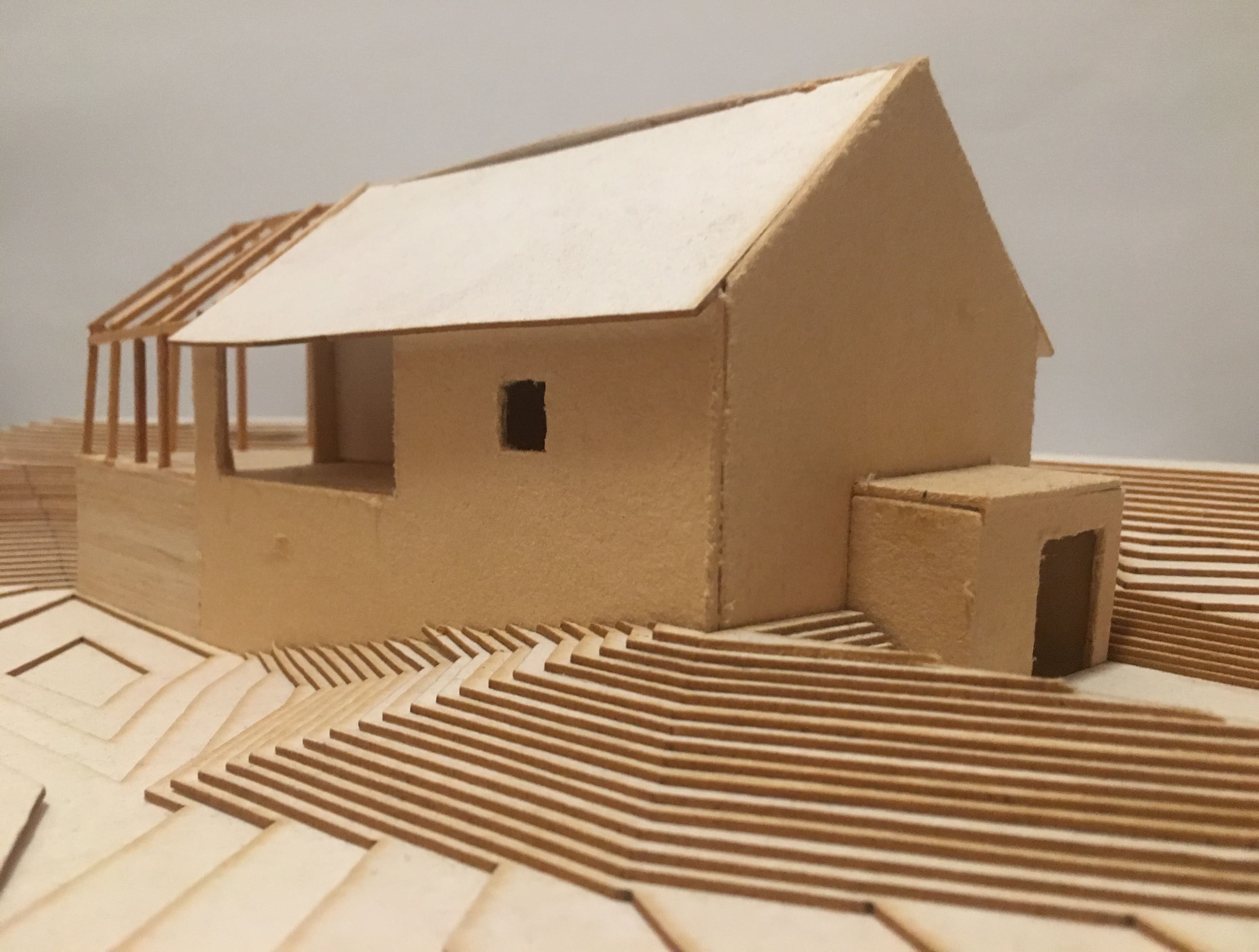 farmhouse model — detail